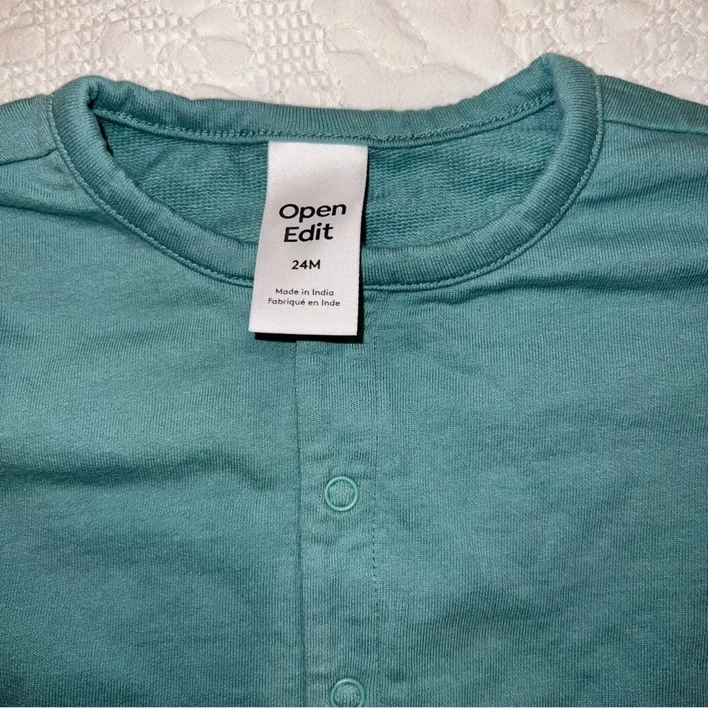 Open Edit Long sleeve Romper Size 24 months New without tag